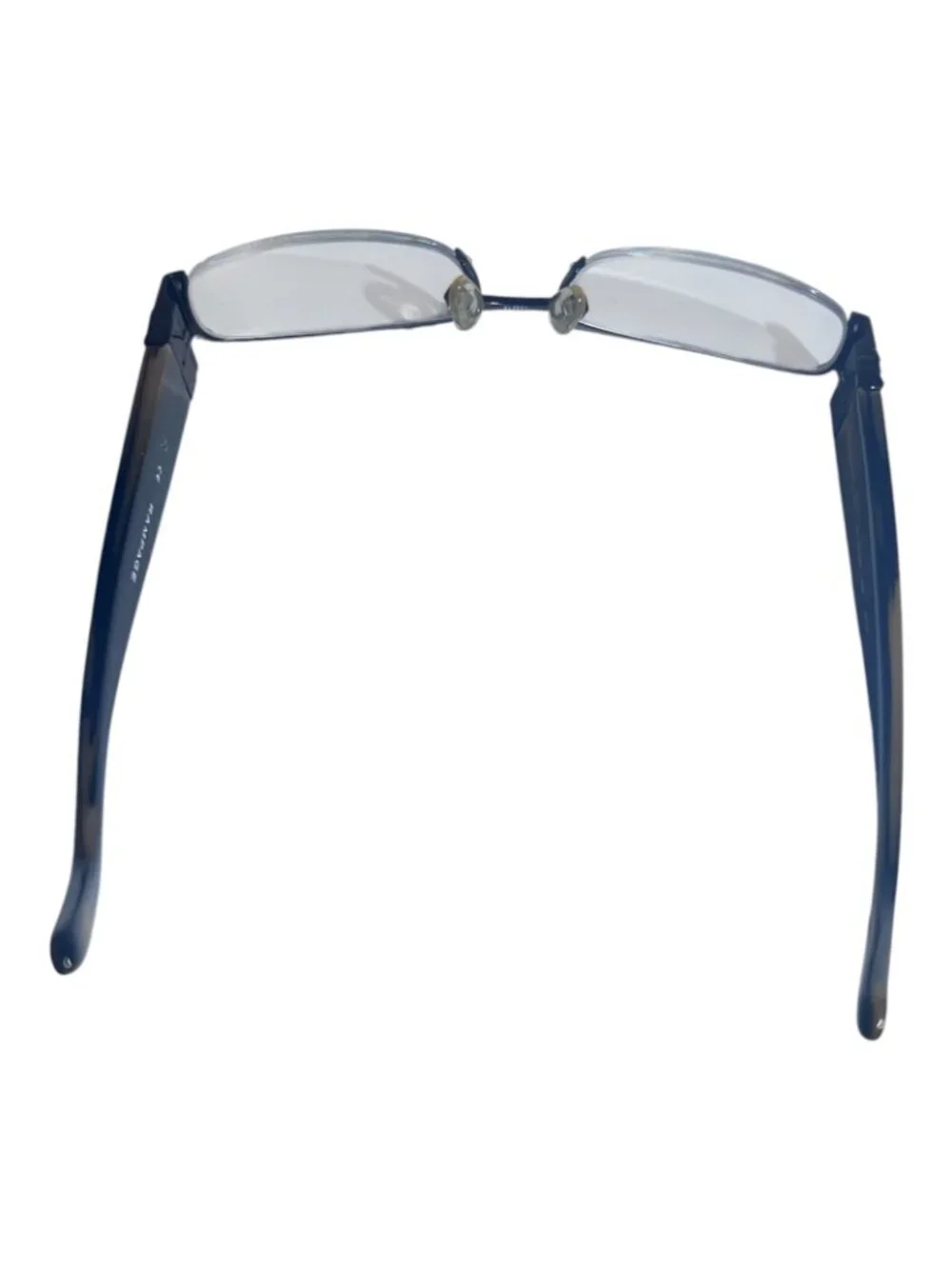 Rampage R132 Brown Semi Rimless Eyeglass Frames Only 50-16-135 Spring Hinge